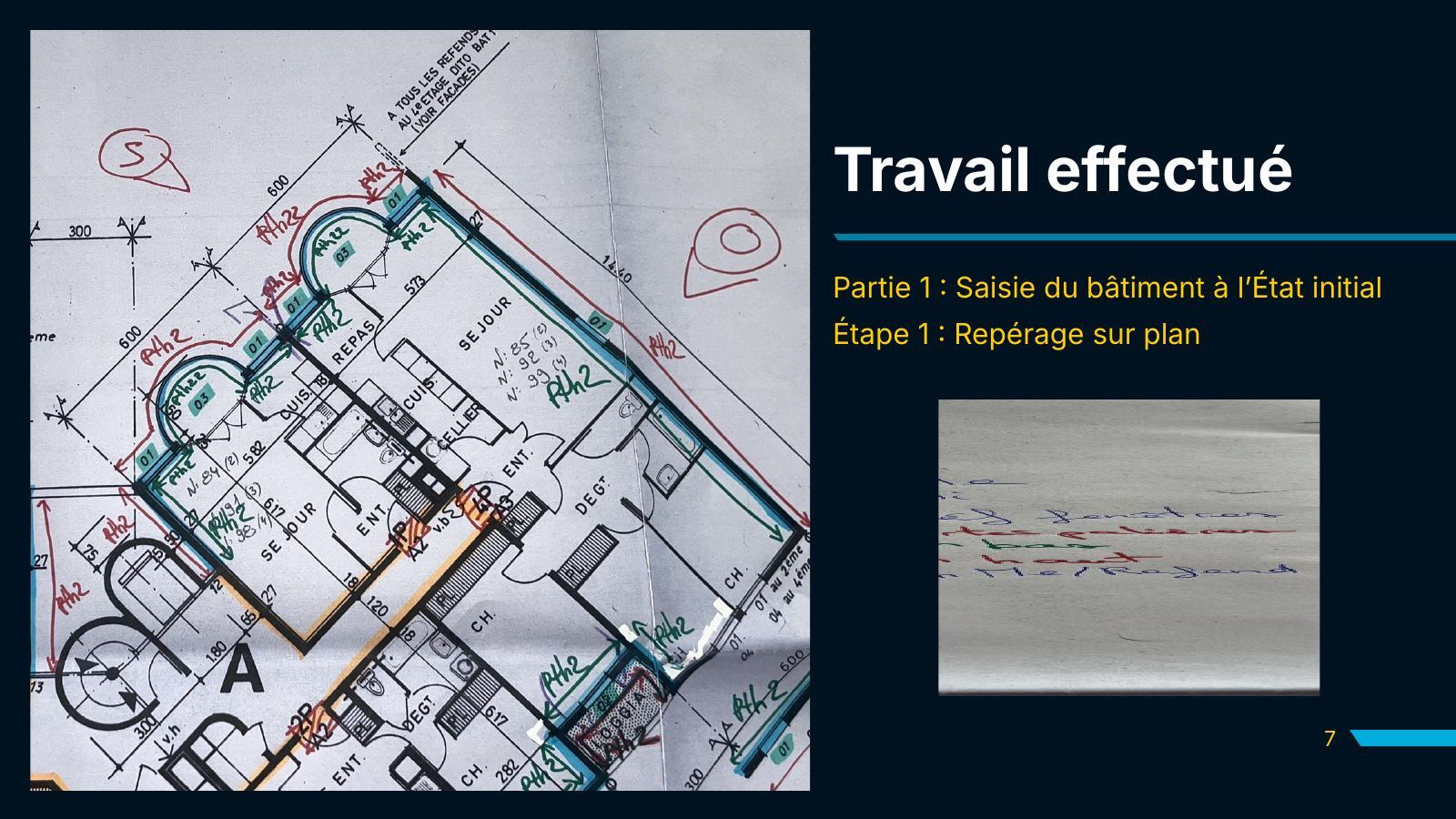 Plan annoté
